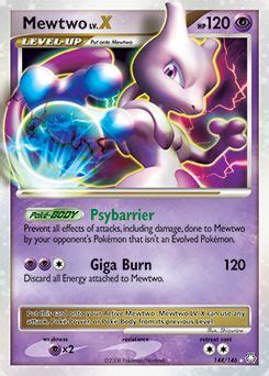 mewtwo lv x 144/146|pokemon mewtwo lv x.